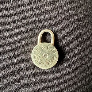 Tiffany & Co. 1837 diamond lock pendant